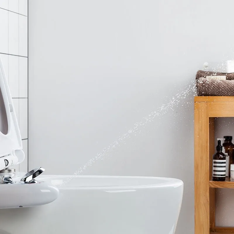 American-style ABS bidet toilet seat cleaner with hip wash and self-cleaning nozzle