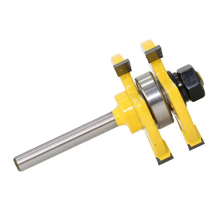 2 piece jointing router bit set with 6.35mm tooth width and 12.7mm tooth depth for woodworking