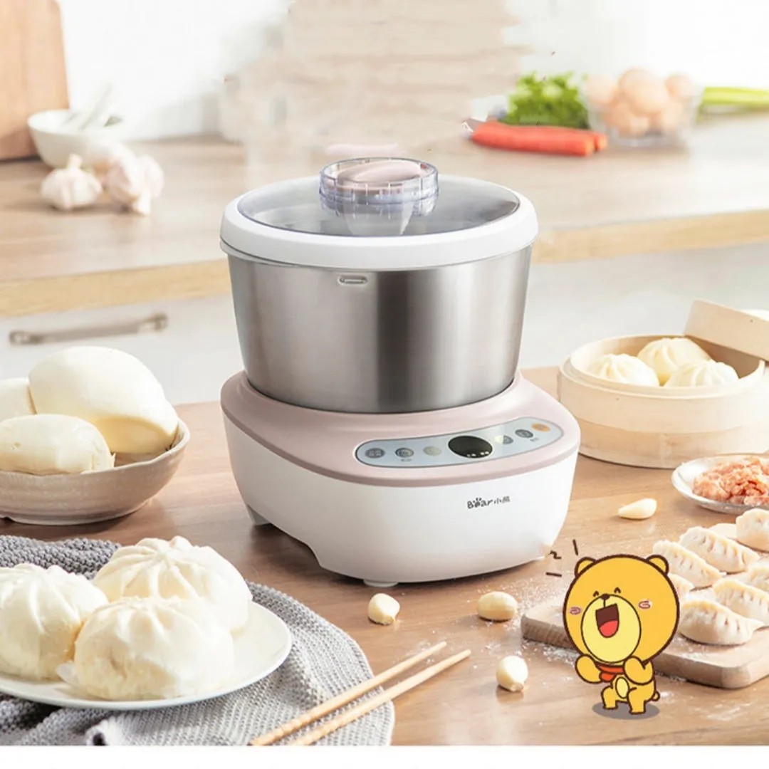 5L stainless steel automatic noodle maker silver with dough mixer 220V US plug