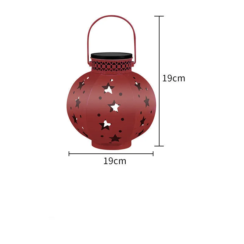 Solar powered night light in European style, aluminium body, IP65 rated, in Beige colour for courtyard use