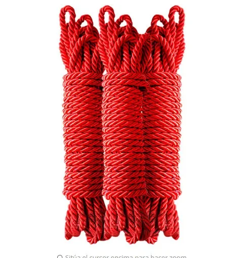 10 metre BDSM bondage rope in black red and yellow for adult couples sex games
