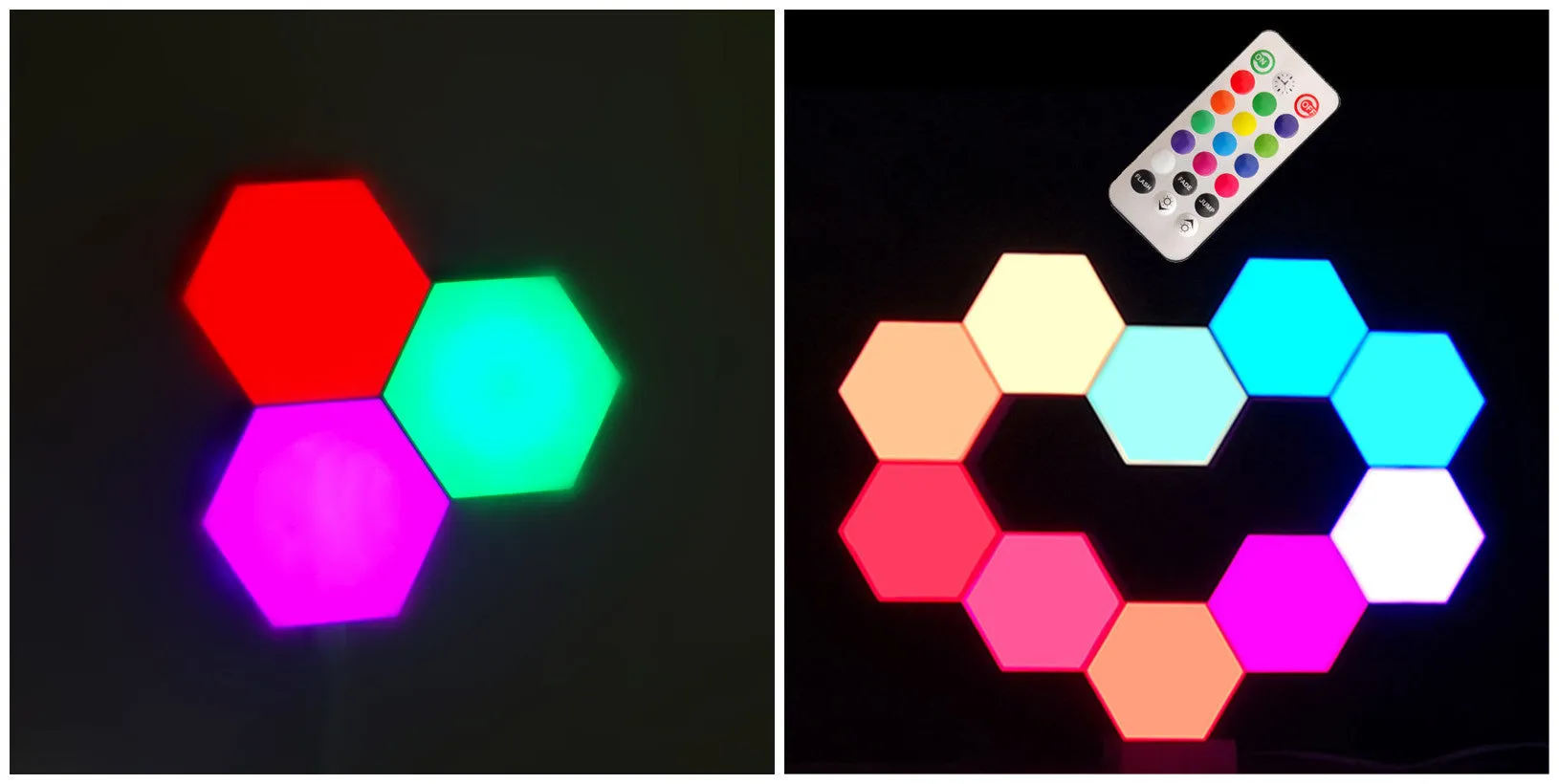 Touch sensor LED light with remote control, 103mm, E14, 1W, USB powered, modern simple design for bedroom