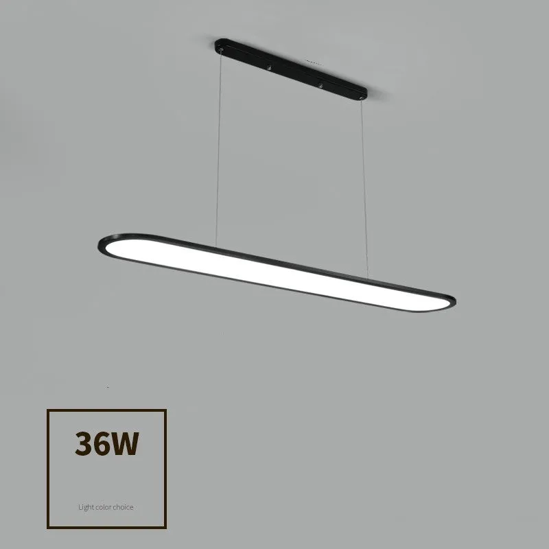 Modern iron fish chandelier pendant lamp in black, LED light source, for bar or restaurant use