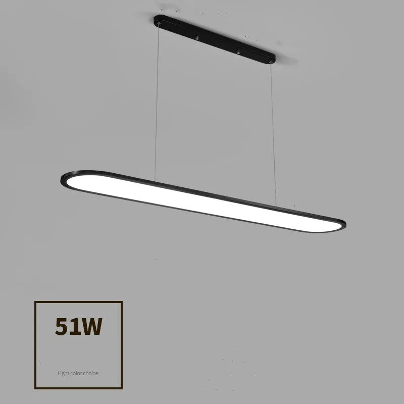 Modern iron fish chandelier pendant lamp in black, LED light source, for bar or restaurant use