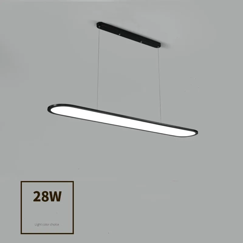 Modern iron fish chandelier pendant lamp in black, LED light source, for bar or restaurant use