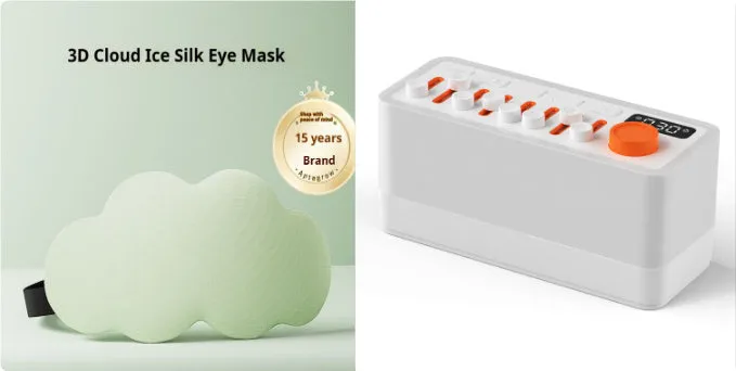 White noise sleep sound machine with Bluetooth speaker and seven-color RGB night light