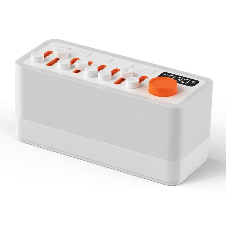White noise sleep sound machine with Bluetooth speaker and seven-color RGB night light