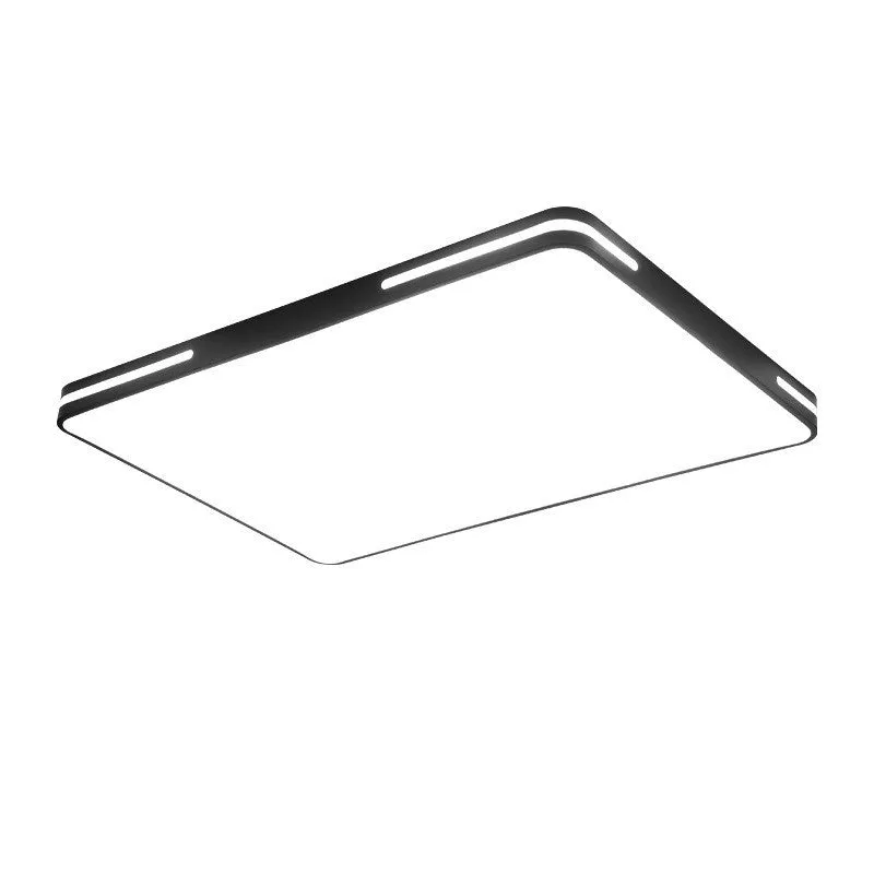Ultra-thin round acrylic LED ceiling lamp with remote control in white finish