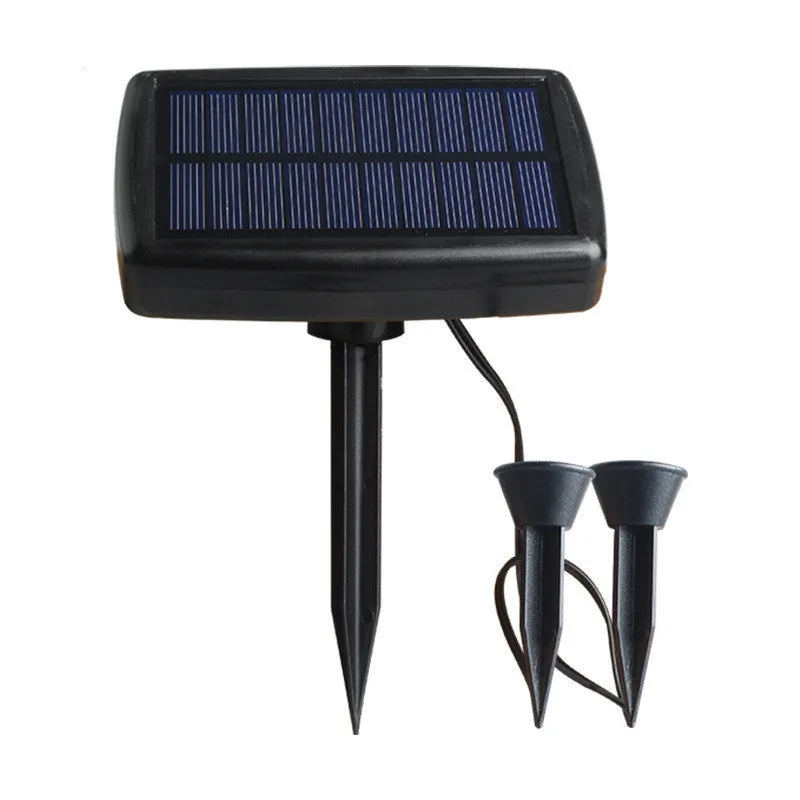 Solar flower pot LED lawn light with IPX4 waterproof rating, 0.2W, warm or white light, placed in garden
