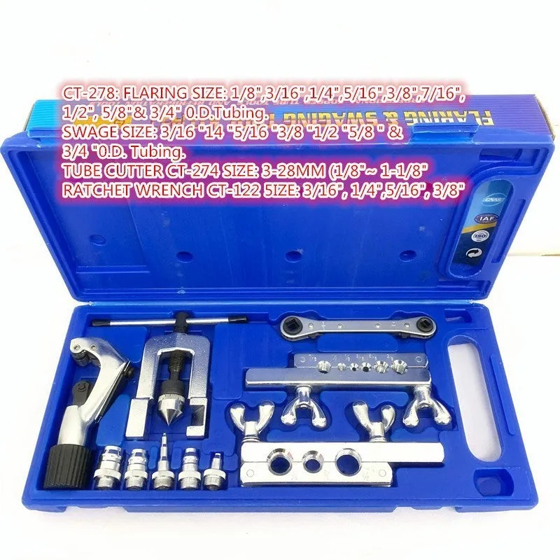 CT-278 cup type trumpet pipe expander tool set for brass instrument repair