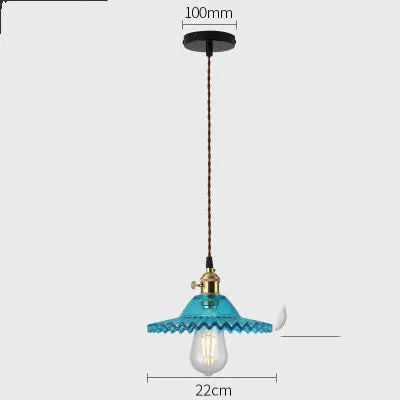 Nordic minimalist copper glass chandelier with amber glass shade and black chassis, adjustable height 1.2m