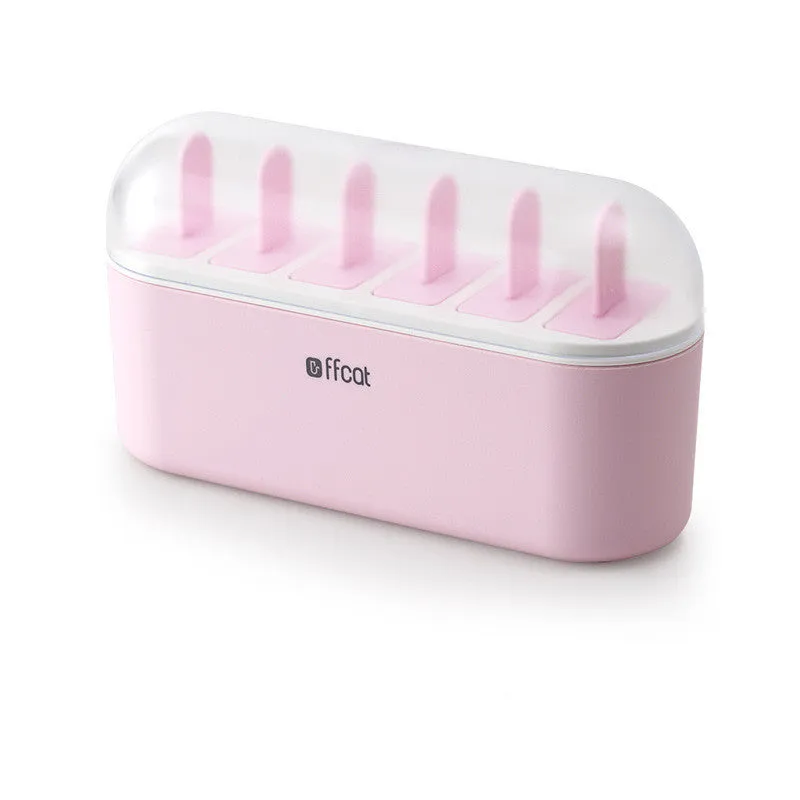 Plastic PVC ice cream mould in blue for making homemade popsicles and sorbet