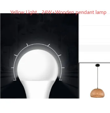 American Garden bamboo woven chandelier rural style rattan pendant light single head 600mm