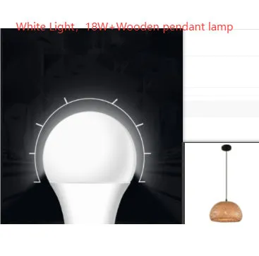 American Garden bamboo woven chandelier rural style rattan pendant light single head 600mm