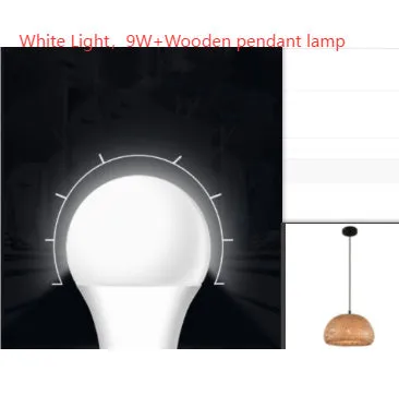 American Garden bamboo woven chandelier rural style rattan pendant light single head 600mm