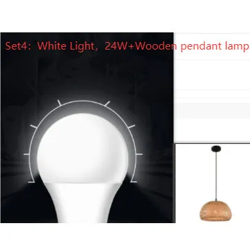 American Garden bamboo woven chandelier rural style rattan pendant light single head 600mm