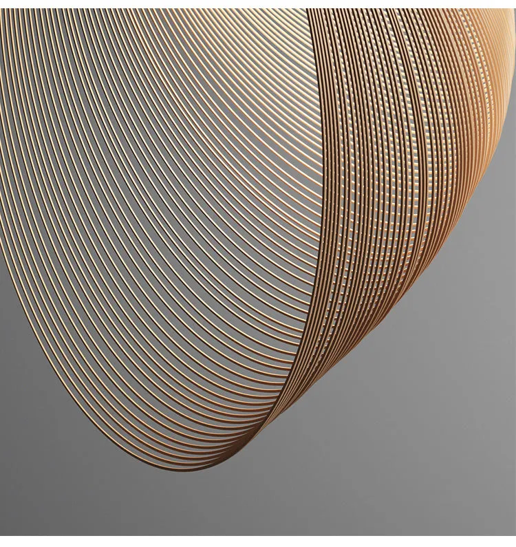Nordic wooden LED chandelier with PMMA lampshade for dining room or bar table