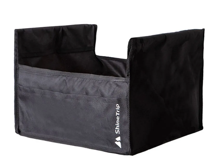 Portable folding table storage bag in Oxford cloth with front pocket, available in small and large sizes