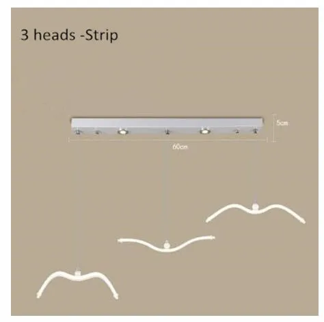 LED light chandelier for home dining room ceiling lighting fixture modern simple design