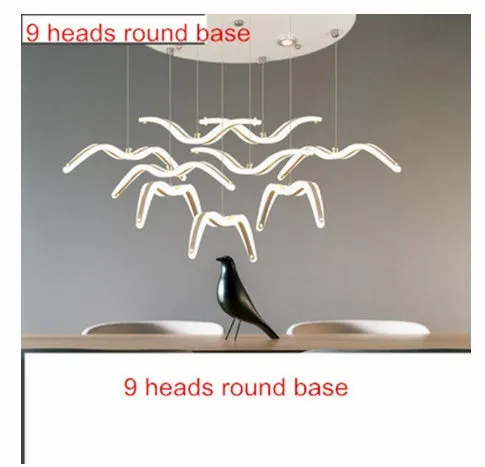 LED light chandelier for home dining room ceiling lighting fixture modern simple design