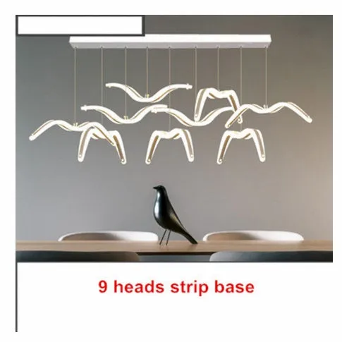 LED light chandelier for home dining room ceiling lighting fixture modern simple design