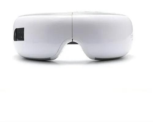 Bluetooth music eye massager with hot compress and air pressure massage, suede cloth, USB rechargeable