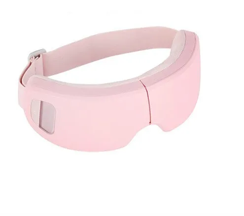 Bluetooth music eye massager with hot compress and air pressure massage, suede cloth, USB rechargeable