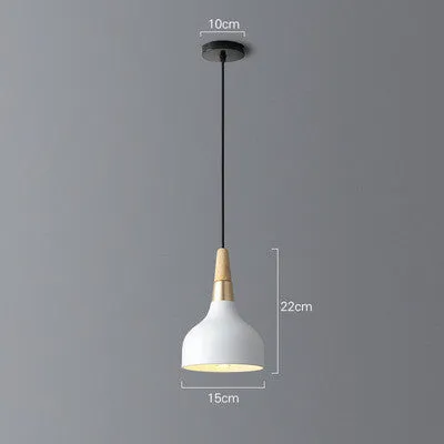 Modern small three-light chandelier in macaron style, 150x200mm, black finish