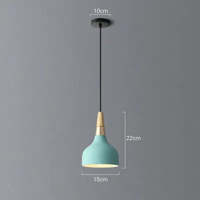 Modern small three-light chandelier in macaron style, 150x200mm, black finish