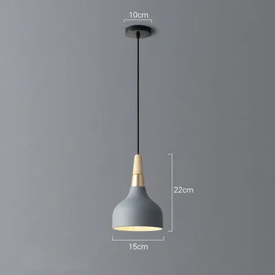 Modern small three-light chandelier in macaron style, 150x200mm, black finish
