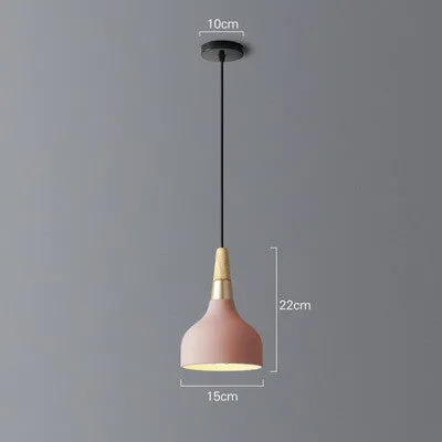 Modern small three-light chandelier in macaron style, 150x200mm, black finish