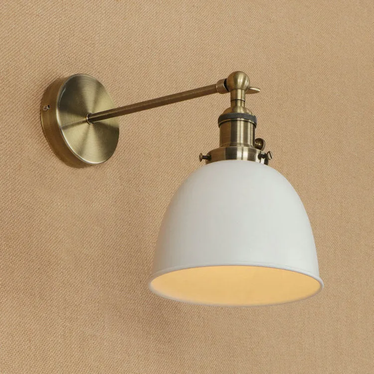 Iron shade ceiling light fixture available in nine colours for indoor home lighting