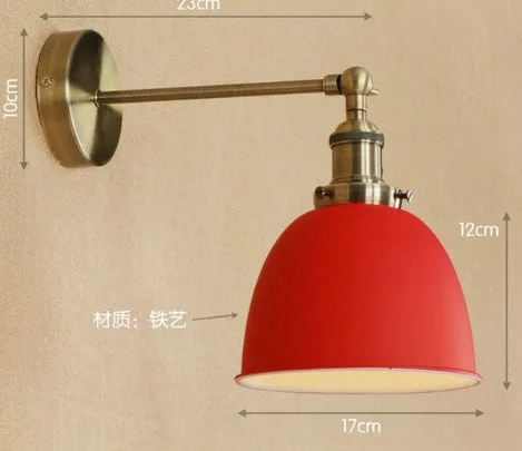 Iron shade ceiling light fixture available in nine colours for indoor home lighting