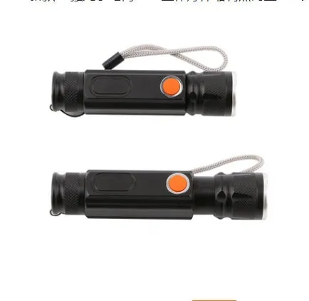 Black aluminium alloy multifunctional flashlight with T6+COB light source and magnetic base by Soringrad lighting