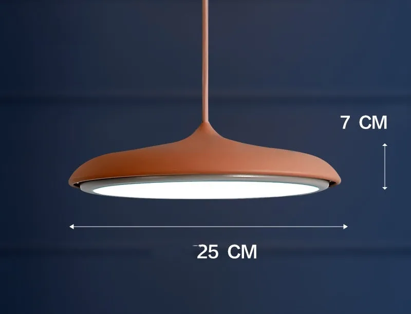 Nordic modern iron LED chandelier with fish shape, two size options, and three-colour temperature lighting