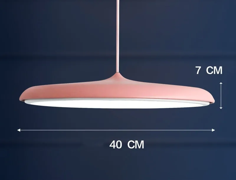 Nordic modern iron LED chandelier with fish shape, two size options, and three-colour temperature lighting