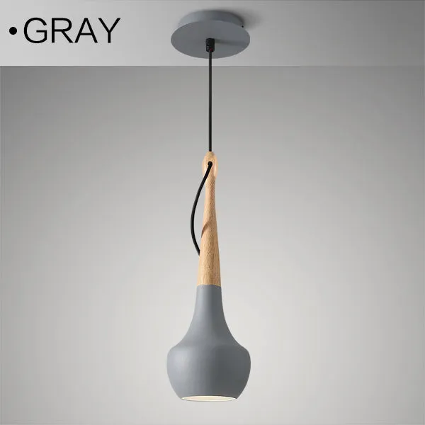 Postmodern minimalist LED dining room chandelier 110x350mm in black finish with adjustable height