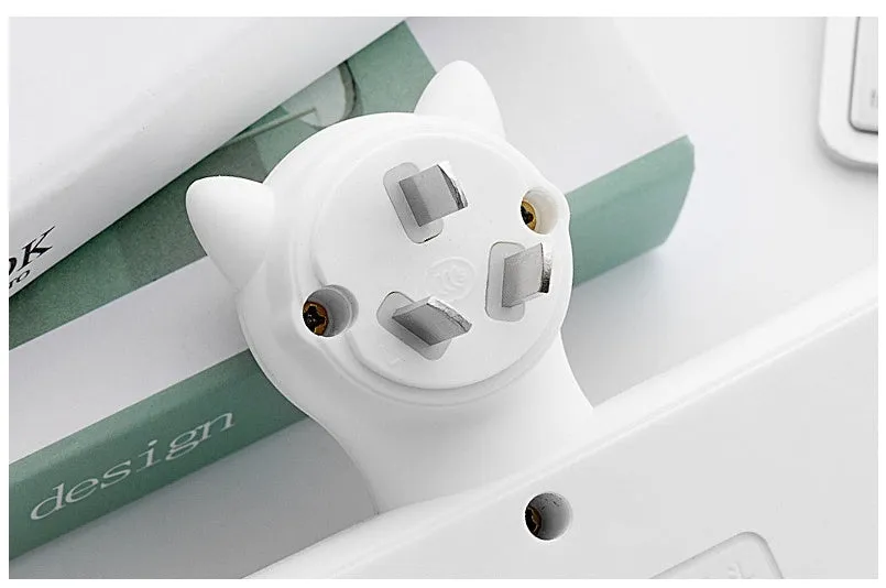 Smart socket with anti-leakage plug in lighted black for home office use