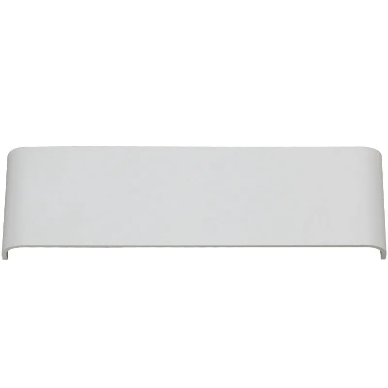Modern minimalist wall light with aluminium alloy body in black finish