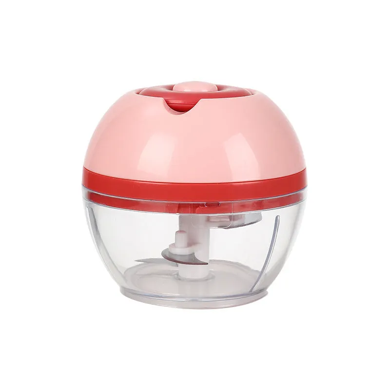 Ring-pull garlic puller chopper for vegetables, multi colour options, manual kitchen tool