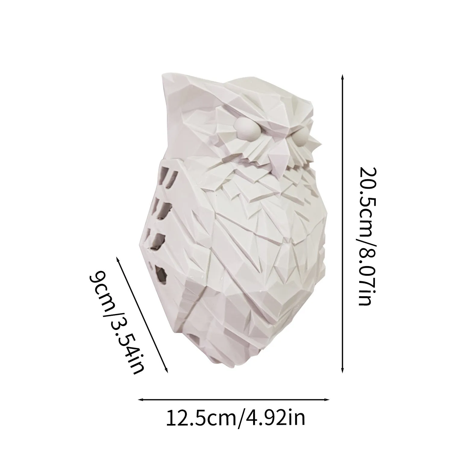 Injection moulded night light with ABS shade, showing owl and eagle silhouette designs for wall decor
