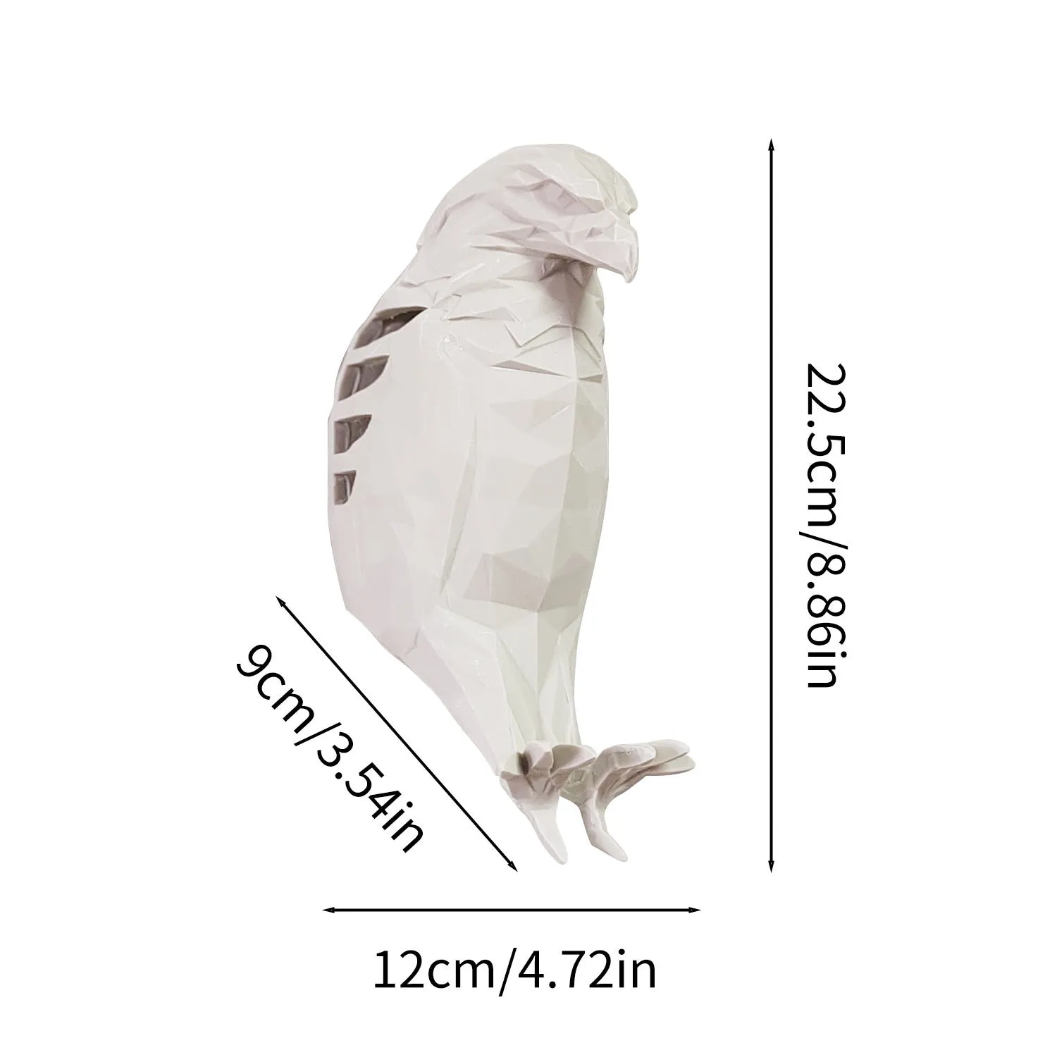 Injection moulded night light with ABS shade, showing owl and eagle silhouette designs for wall decor