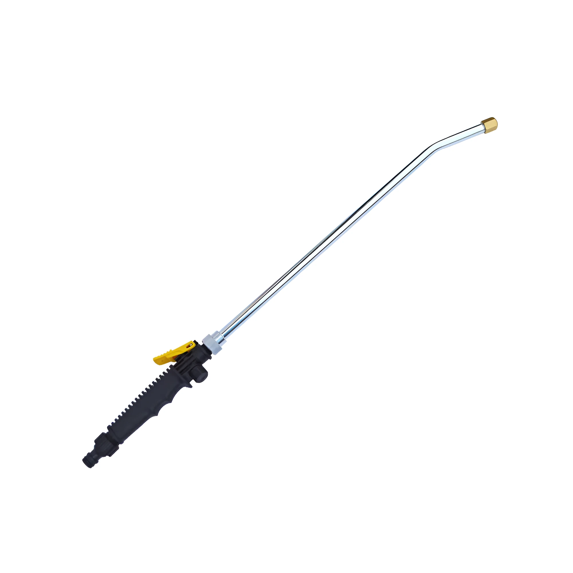 Garden water gun with 18-inch metal barrel and 3/4 GHT connector for high pressure car wash