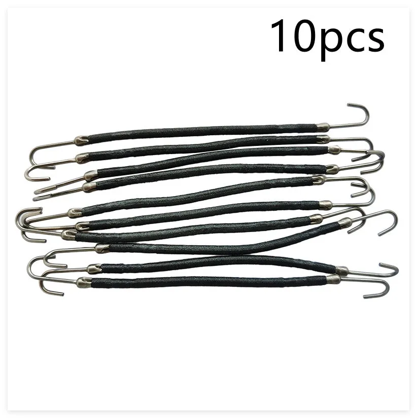 Double hook hair tool for securing weaves and extensions in solid colour