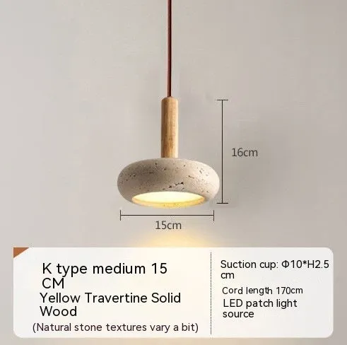 Huangdongshi small retro three-head droplight with 15cm diameter for bedroom or dining room