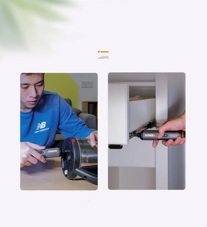 WORX WX240 3.6V cordless handheld electric screwdriver with variable speed and torque control
