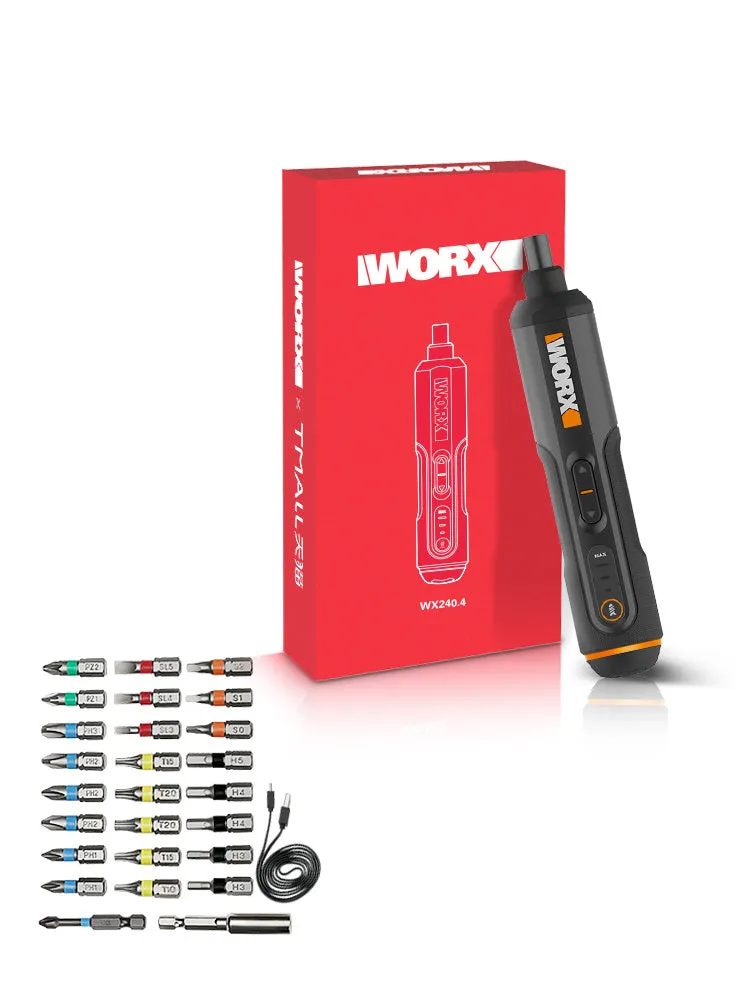 WORX WX240 3.6V cordless handheld electric screwdriver with variable speed and torque control