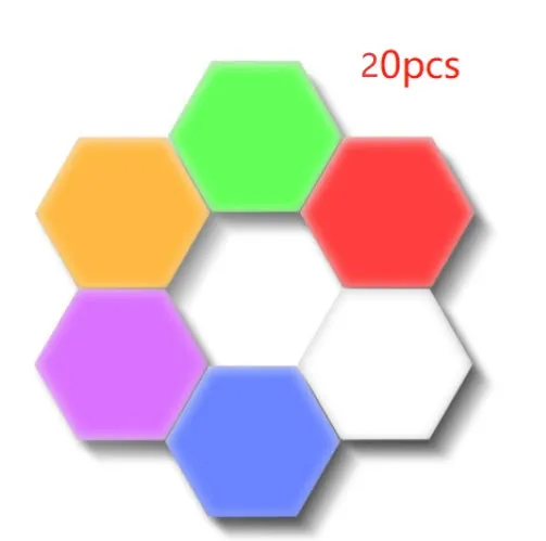 British creative honeycomb modular touch wall lamp in minimalist design with UK plug