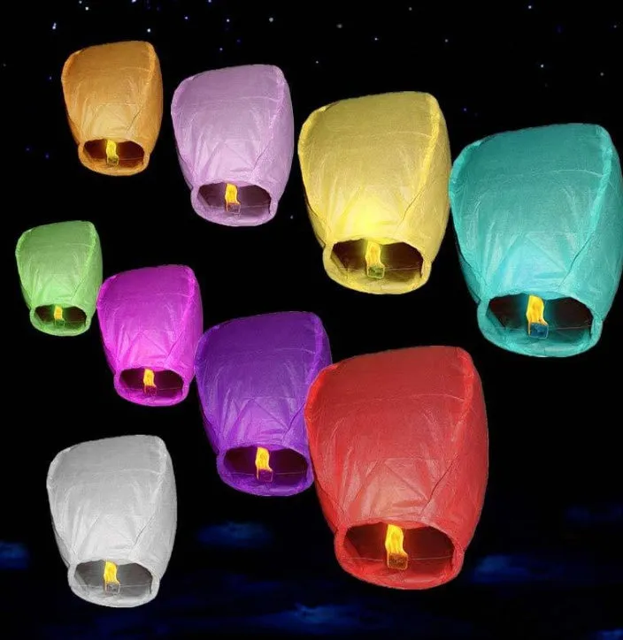 Kongming lantern with flame retardant paper covering and bamboo frame, oval hole light design, size 84x46x32cm