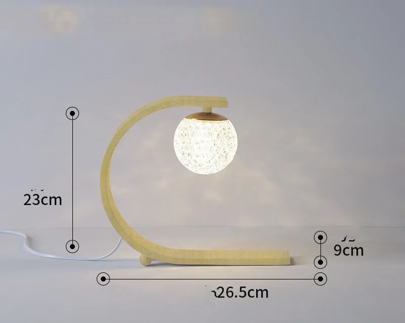 Net red modern minimalist starry LED desk lamp black iron acrylic 5W UK plug